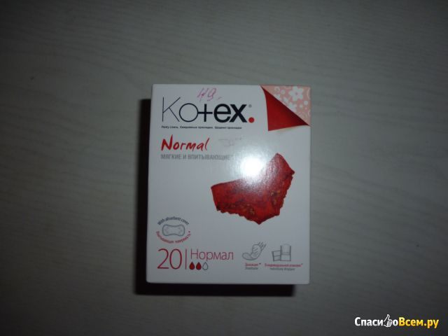Ежедневные прокладки Kotex Normal