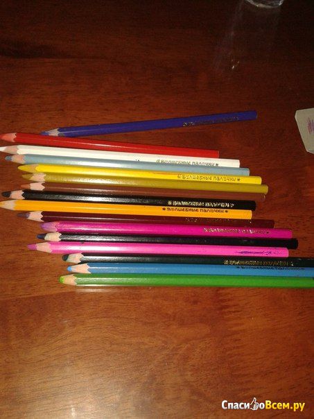 Цветные карандаши "Волшебные палочки" с эффектом акварельных красок 18 цветов