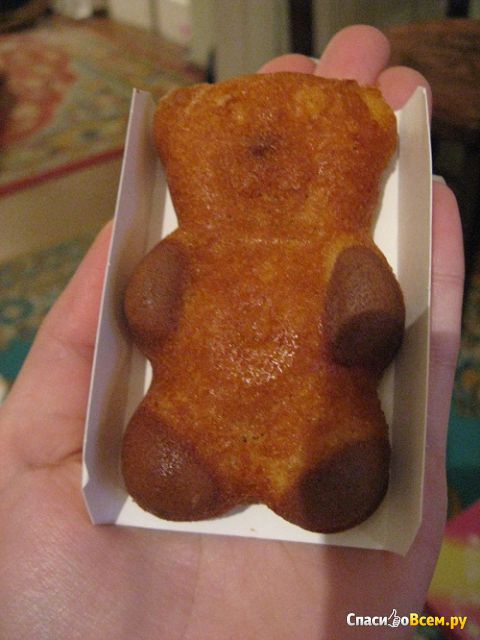 Бисквитные пирожные "Медвежонок Барни"