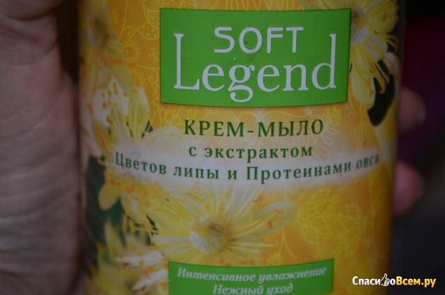 Крем-мыло Soft Legend "Цветы липы и протеины овса"