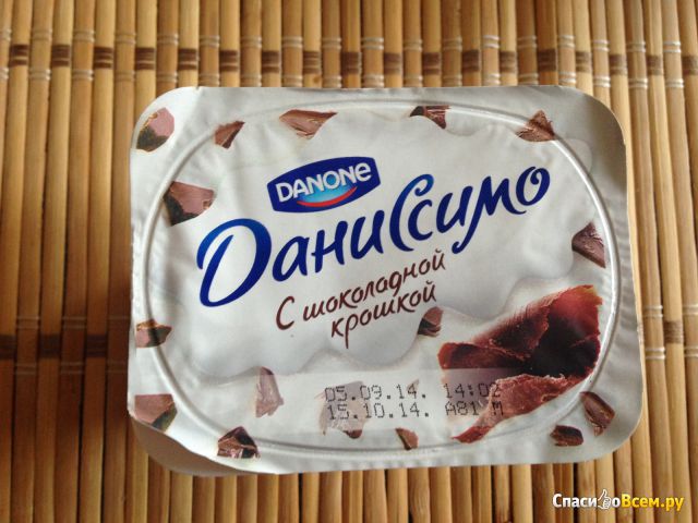 Продукт творожный Danone "Даниссимо Браво" с шоколадной крошкой
