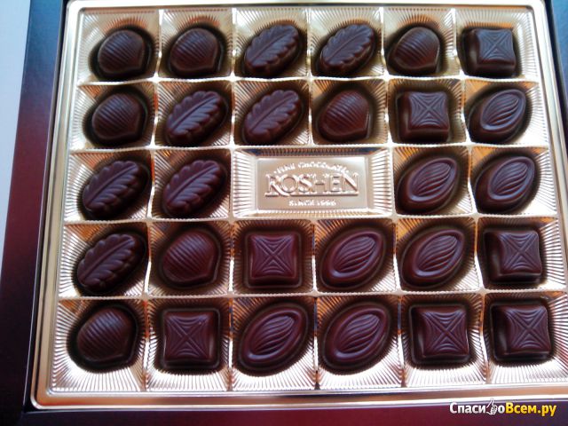 Шоколадные конфеты Roshen Ассорти Milk Chocolate