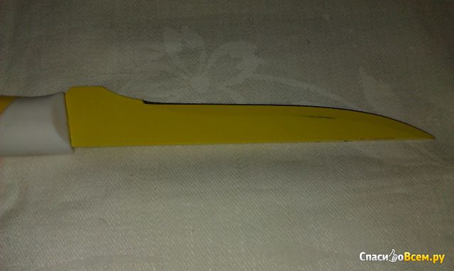 Нож кухонный Vetta с антиналипающим покрытием 6" желтый
