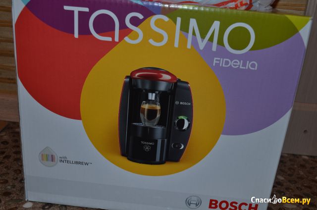 Кофеварка капсульная Bosch Tassimo Fidelia T40