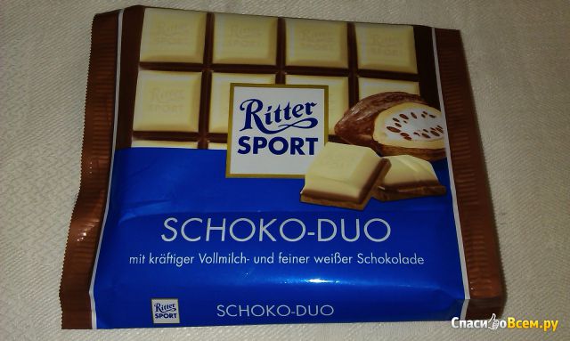 Шоколад Ritter Sport Schoko-Duo