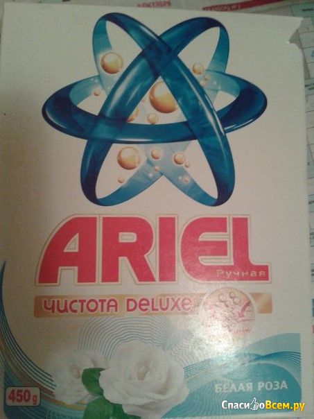 Стиральный порошок Ariel Чистота Deluxe Automat "Белая роза"