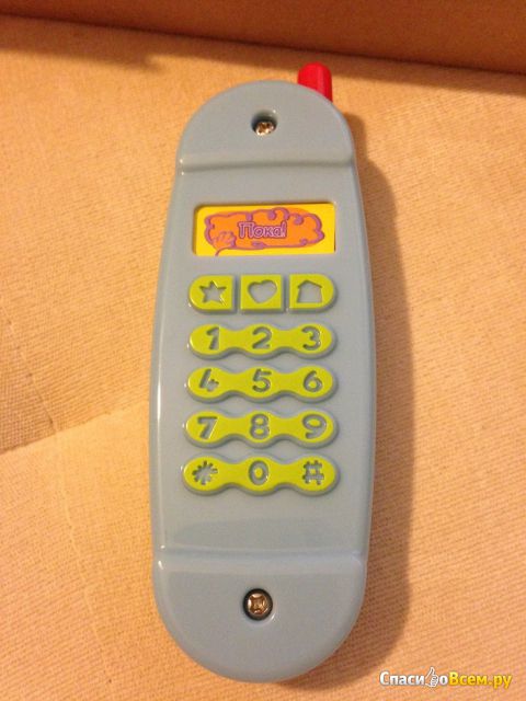 Игрушка электронная развивающая "Расти малыш" Говорящий телефон с функцией записи арт. ТТ13