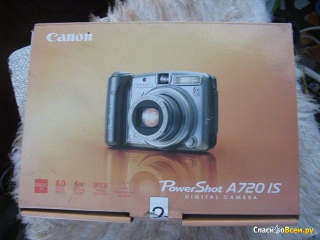 Цифровой фотоаппарат Canon PowerShot A720 IS