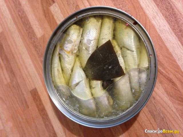 Стерилизованные рыбные консервы "Brivais vilnis" Рижская сардинка в оливковом масле