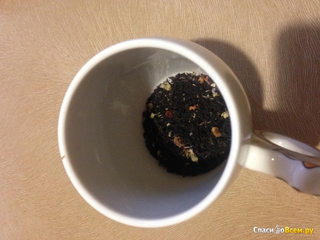 Чай черный "Груша с гранатом" развесной "Кофейная Кантата"