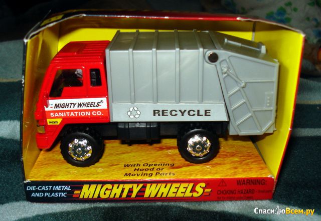 Детская машинка Мусоровоз "Mighty Wheels" арт. 79458