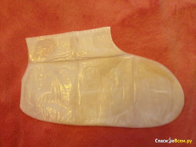 Интенсивно-восстанавливающая маска-носки для ног Skinlite "Абрикос"