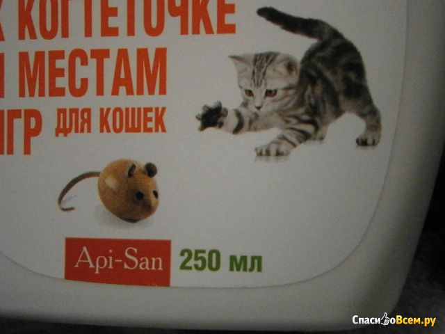 Умный спрей Api-San "Приучение к когтеточке и местам игр для кошек"