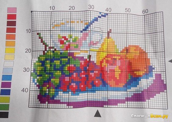 Набор для детского творчества Lori вышивка крестом "Натюрморт" В-014