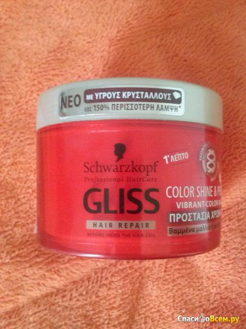 Маска для волос Schwarzkopf Gliss Kur Hair Repair для окрашенных и мелированных волос