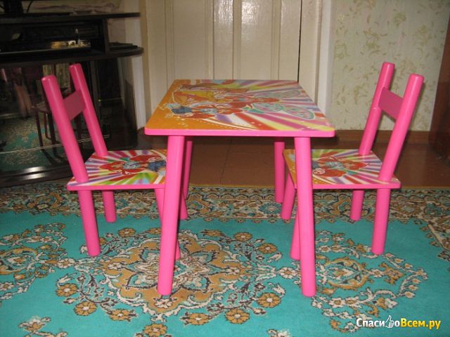 Набор детской мебели стол и стулья "Kids Table And Chair Set" арт. 2547-33