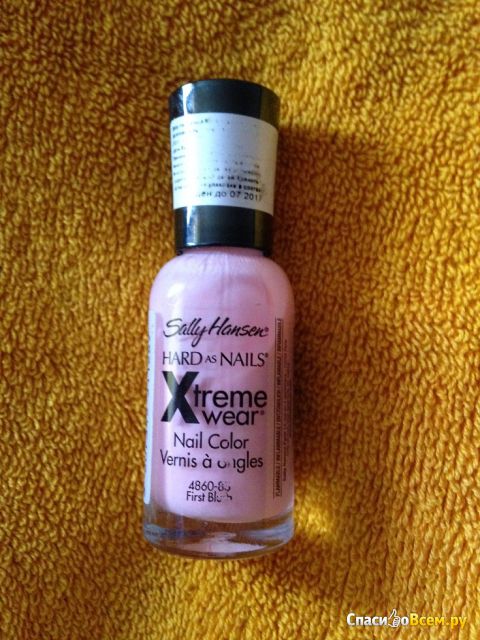 Лак для ногтей Sally Hansen Xtreme Wear №83 First Blush