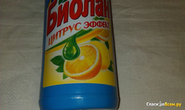 Средство для мытья посуды Биолан "Апельсин и лимон"