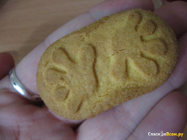 Детское печенье сахарное "Ладушки" с бета-каротином