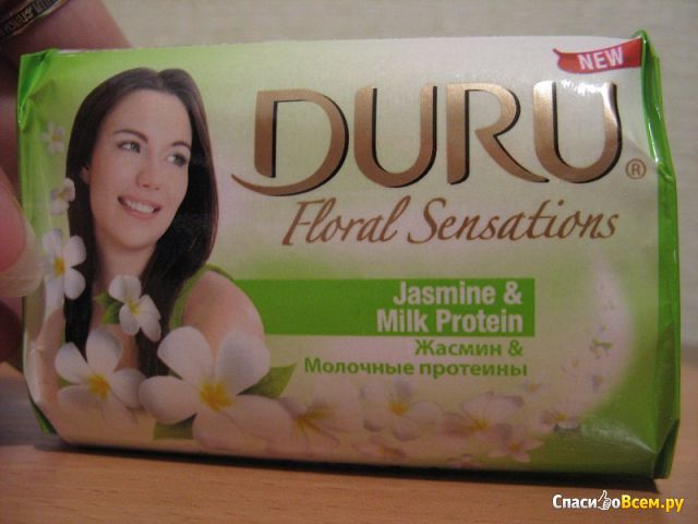 Мыло Duru Floral Sensations Jasmine & Milk Protein Жасмин и Молочные протеины