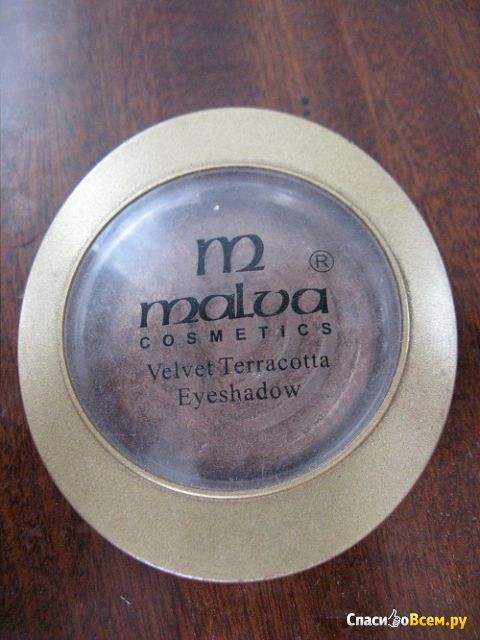 Тени для век «Malva Cosmetics» Velvet Terracotta Eyeshadow №25