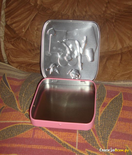 Металлический футляр для хранения женских гигиенических прокладок Libresse