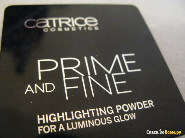 Пудра Catrice Prime And Fine Highlighting Powder