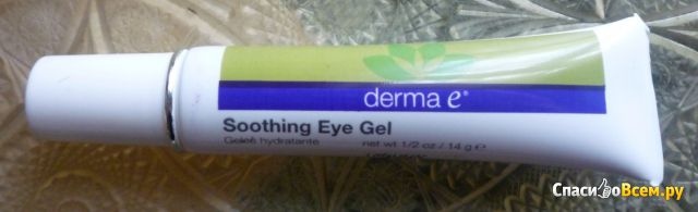 Гель для глаз с пикногенолом Derma E Soothing Eye Gel with Anti-Aging Pycnogenol