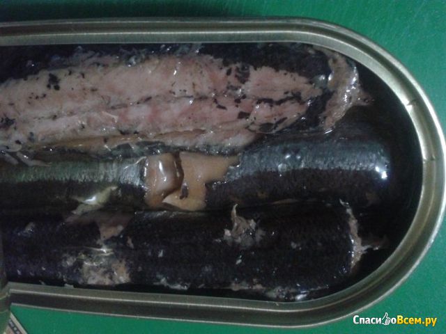 Рыбные консервы "Сайра копченая в масле" Примрыбснаб