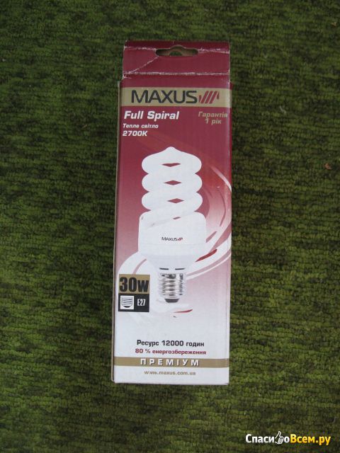 Энергосберегающая люминесцентная лампа Maxus 1-ESL-017