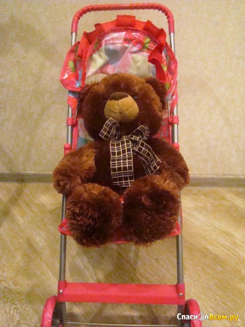 Детская коляска прогулочная "Маша и Медведь" GT7367  с козырьком и корзиной
