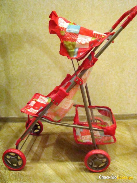 Детская коляска прогулочная "Маша и Медведь" GT7367  с козырьком и корзиной