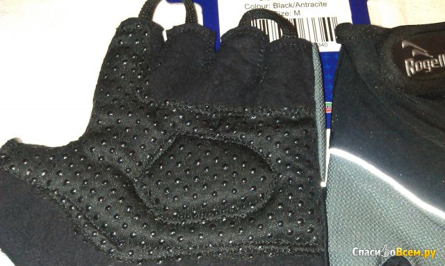 Перчатки Велосипедные Gloves Rogelli Del rio Сolour Biack/Antracite