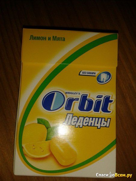 Леденцы Orbit "Лимон и мята"
