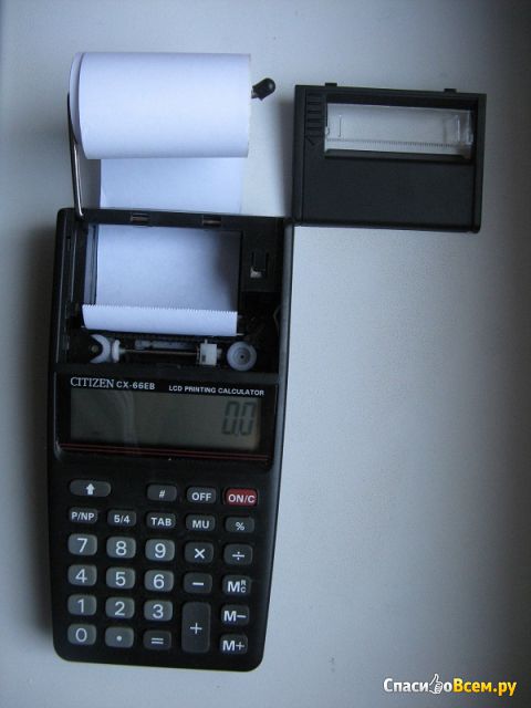 Калькулятор Citizen CX-66EB Hand Held Printing Calculator