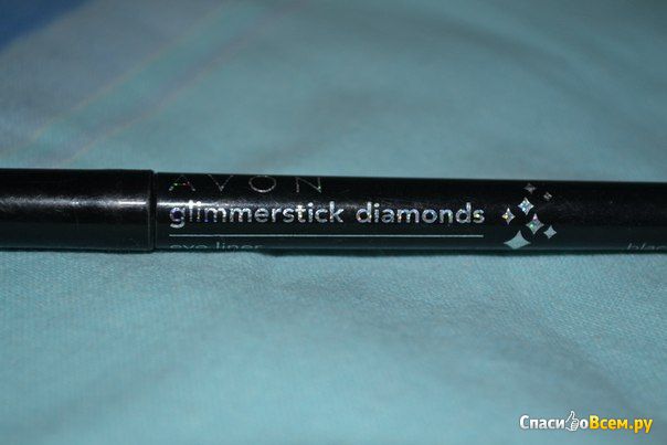 Карандаш для глаз Avon Glimmerstick Diamonds "Black ice"