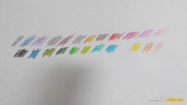 Цветные карандаши Пифагор "Сказочный мир" 24 цвета арт. 180242