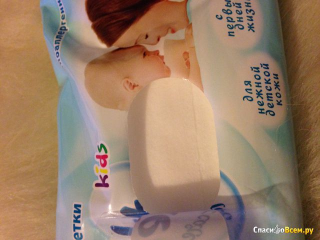 Влажные салфетки Cotte Kids Soft Care очищающие гипоаллергенные