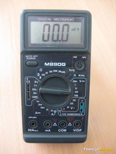 Универсальный цифровой мультиметр Digital Instrument М890G