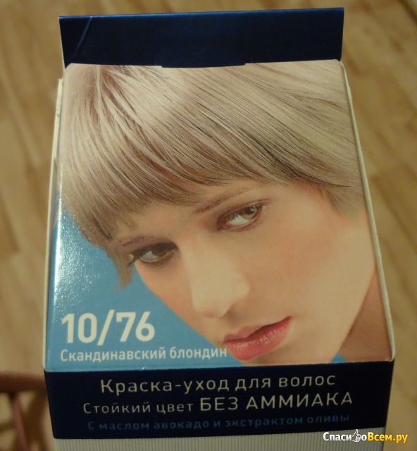 Краска-уход для волос Estel St-Petersburg Celebrity безаммиачная 10/76 Скандинавский блондин