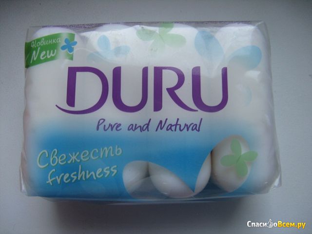 Мыло Duru Pure and Natural Свежесть Freshness