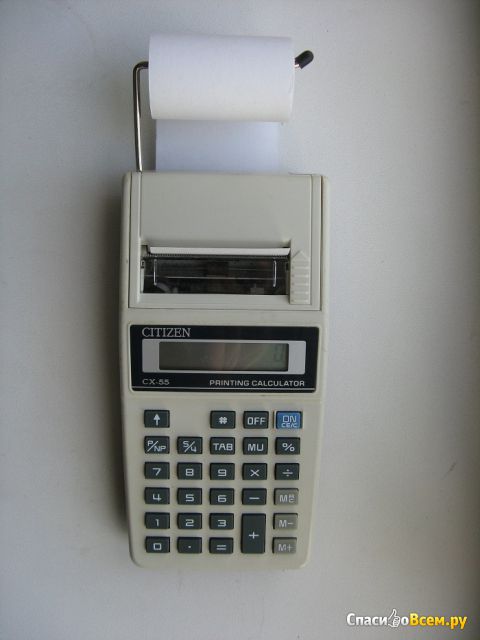 Калькулятор Citizen CX-55 Printing Calculator печатающий