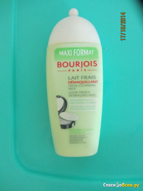 Молочко для снятия макияжа освежающее Bourjois Fresh cleansing milk
