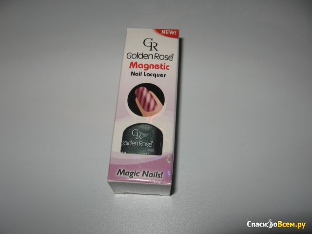 Магнитный лак для ногтей "Golden Rose Magnetic Nail Lacquer"
