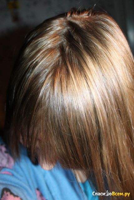 Стойкая СС крем-краска для волос с маслом амлы и аргинином  Faberlic Krasa 7. 1 блондин пепельный