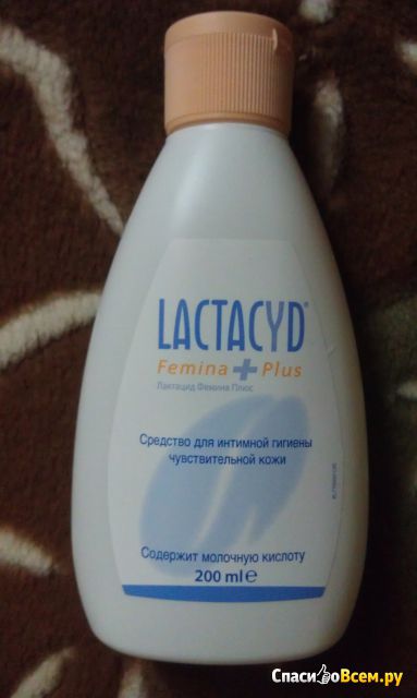 Средство для интимной гигиены чувствительной кожи Lactacyd Femina Plus