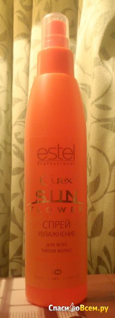 Спрей для волос Estel Curex Sunflower Увлажнение для всех типов волос