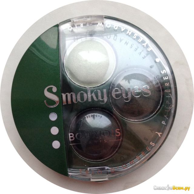 Тени для век Bourjois Smoky eyes №08 Vert Trendy
