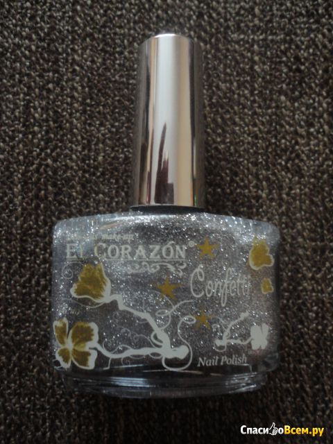 Лак для ногтей El Corazon Confetti #526a