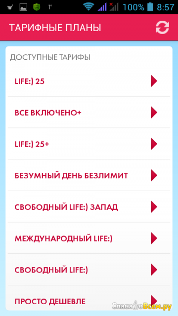 Приложение "Мой life:)" для Android